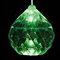 Декоративный светильник на подвеске RGB (12х50см, количество насадок 3шт, ААА) кристалл